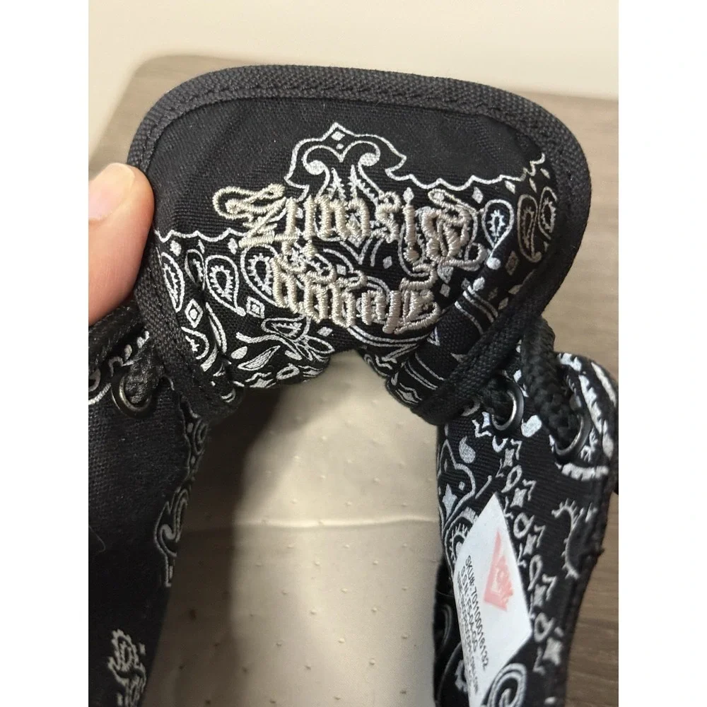 Vintage Snoop Dogg Snoopadoopa Men's 10 Black Bandana Sneakers Doggy Biscuitz